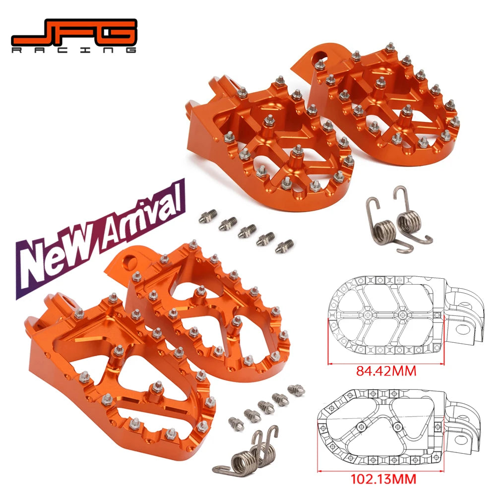 KTM Foot Pegs 65–530 | SX, EXC, XCF, Adventure/MX