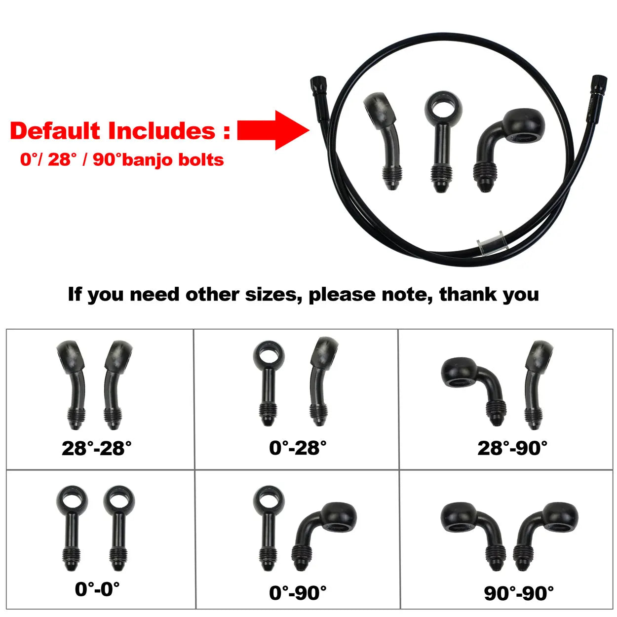 AN3 Braided Brake Hose | Hydraulic Clutch & Brake Line