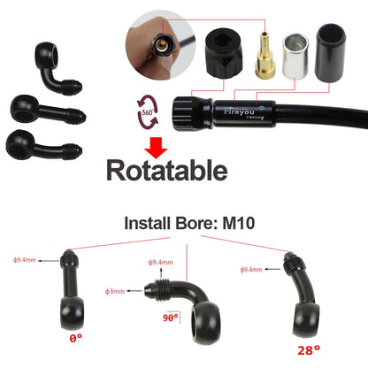 AN3 Braided Brake Hose | Hydraulic Clutch & Brake Line