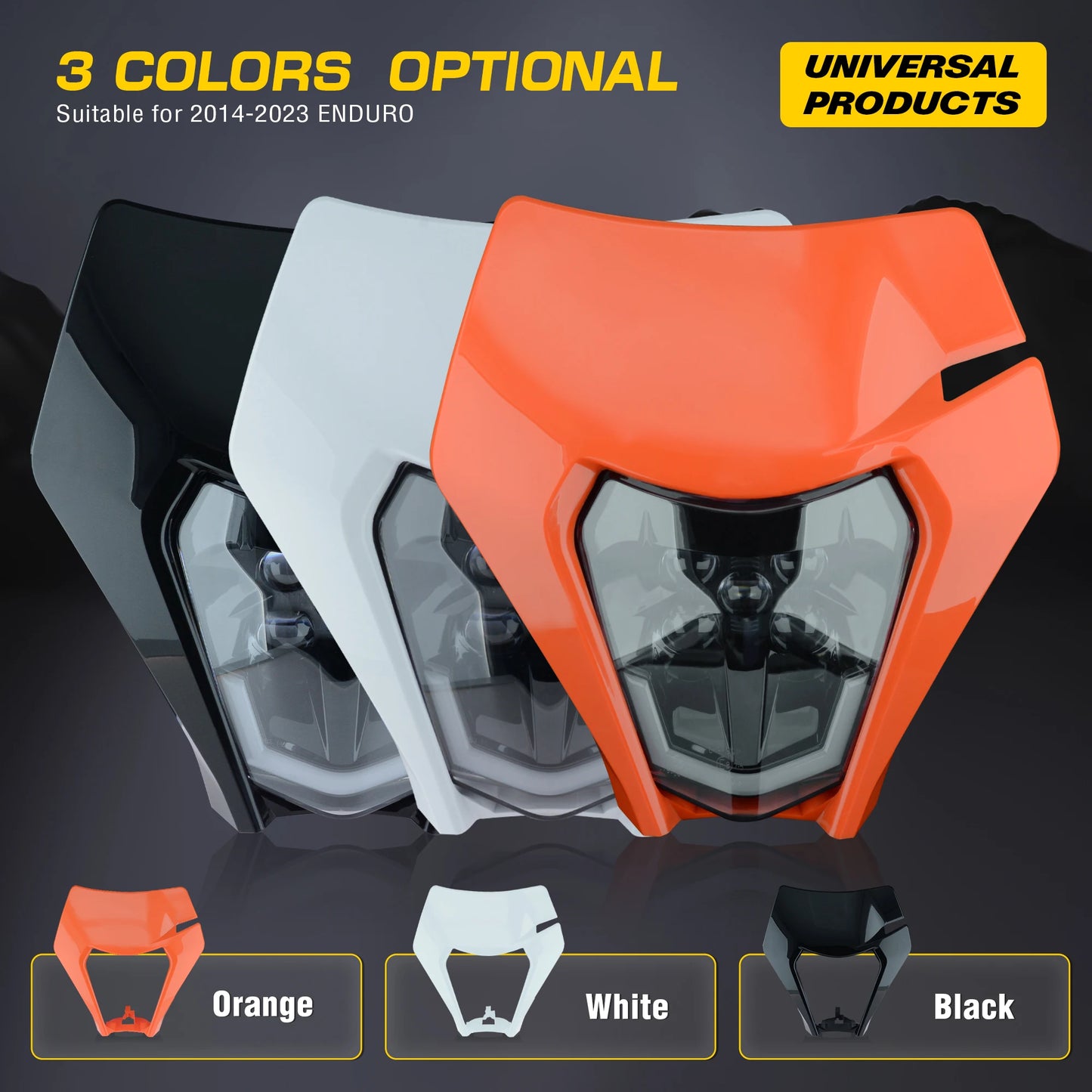 Powerzone LED Headlight for KTM 125–450 (EXC/SX/XC)